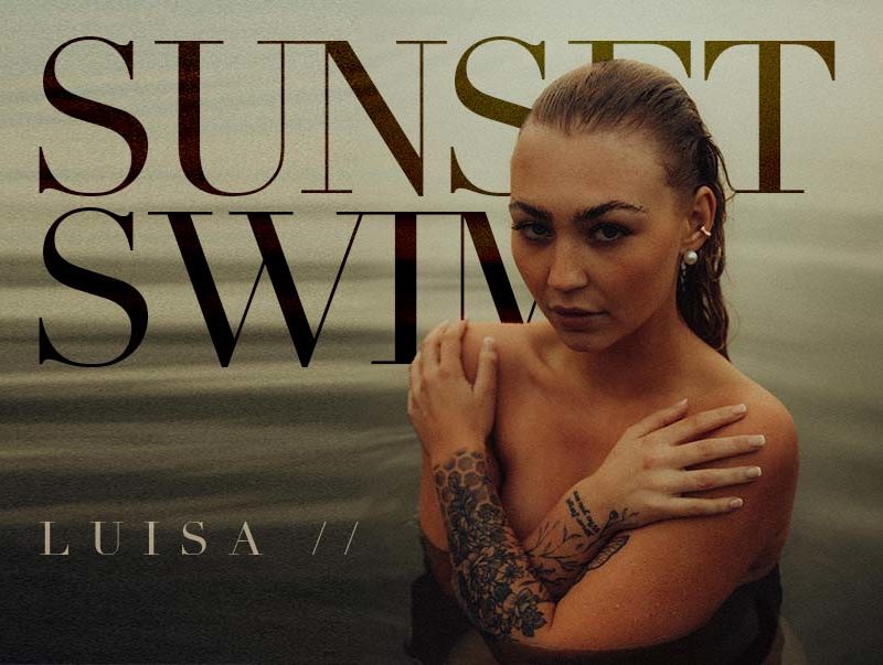 Luisa @luisa_oderso | Sunset Swim